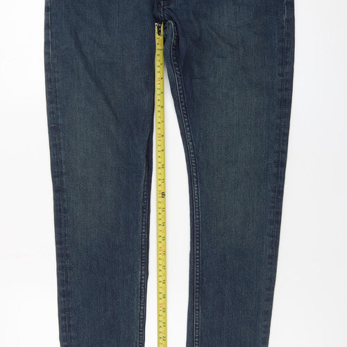 Denim Co. Men's Blue Super Skinny Jeans W34 L32 Denim