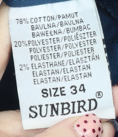 Sunbird Women Blue Size 6 Straight Stretch Jeans