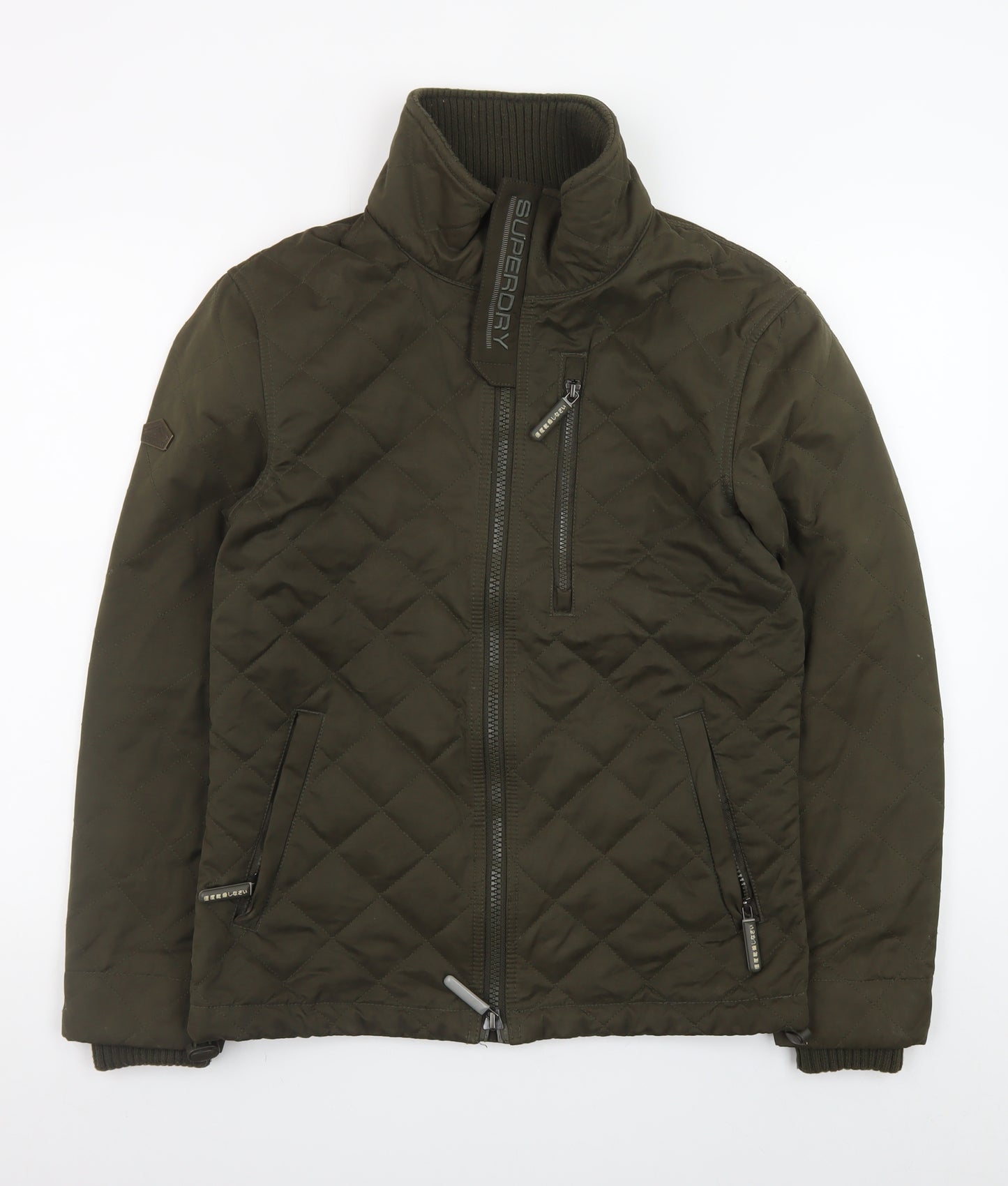 Superdry Men's Green The Windhiker Quilted Windproof Jacket M
