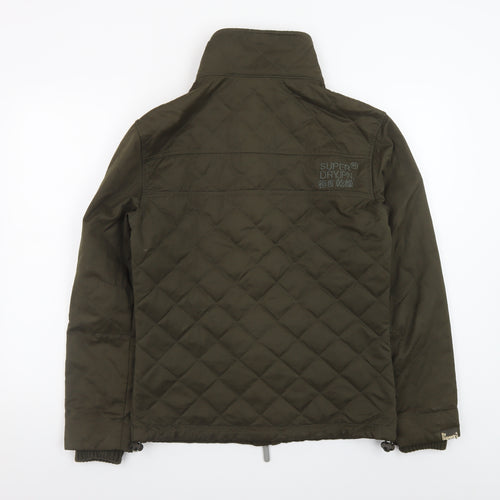 Superdry Men's Green The Windhiker Quilted Windproof Jacket M