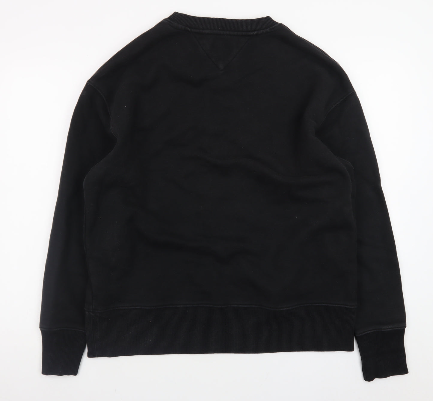 Tommy Jeans Mens Black XL Crew Neck Pullover Sweatshirt
