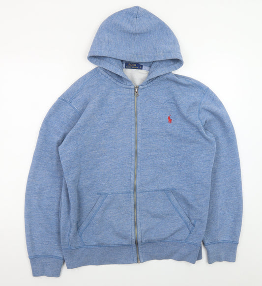 Ralph Lauren Men's Blue Full Zip Hoodie Size L Regular Fit