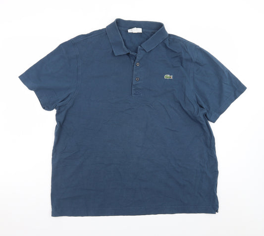 Lacoste Sport Men's Blue 2XL Cotton Polo Shirt