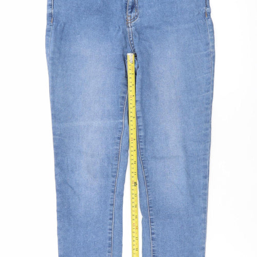 Denim Co. Women's Blue Skinny Stretch Jeans Size 10