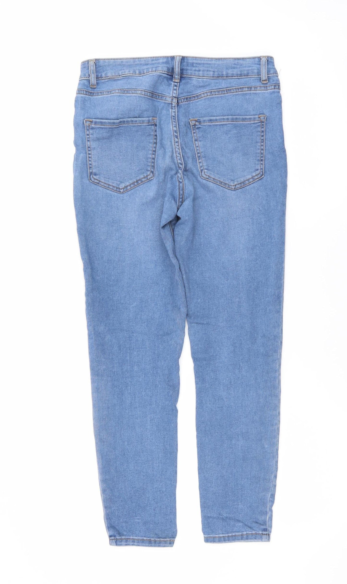 Denim Co. Women's Blue Skinny Stretch Jeans Size 10