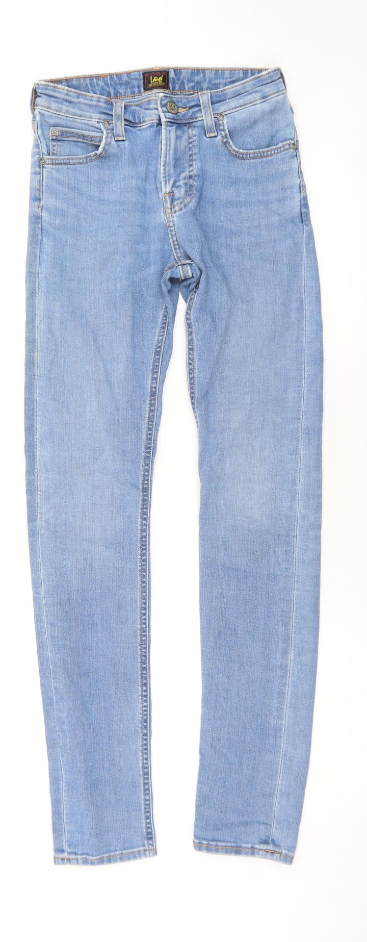 Lee Women Blue Malone Slim Straight Jeans W26 L32