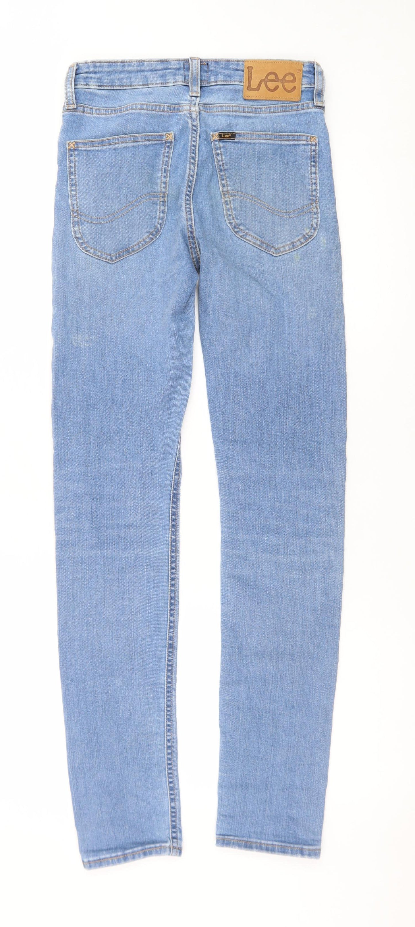 Lee Women Blue Malone Slim Straight Jeans W26 L32