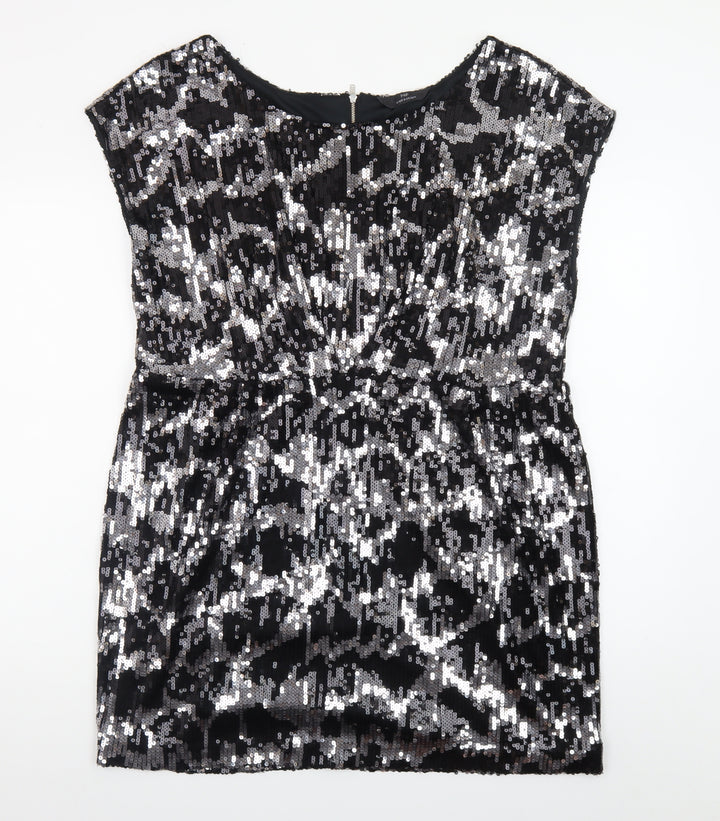 F&F Women’s Black Sequin Bodycon Party Dress Size 20