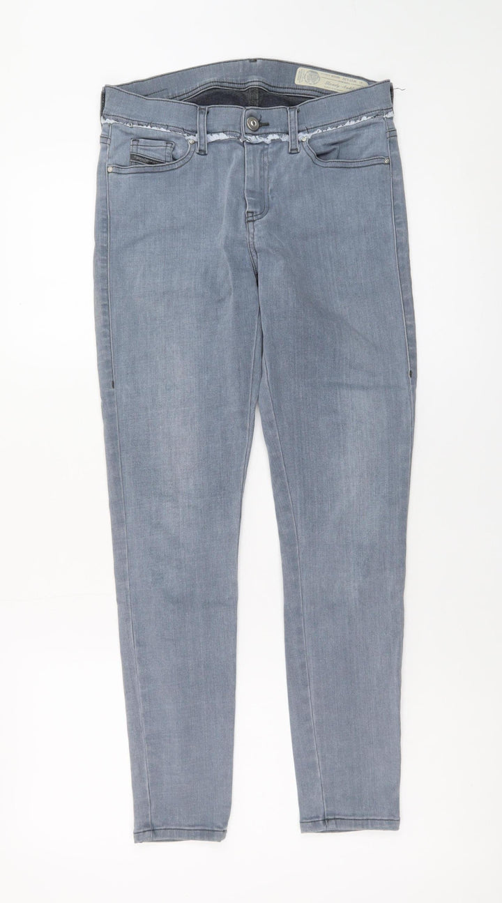 Diesel Women’s Grey Ankle Skinny Jeans Size 27 Slim Fit