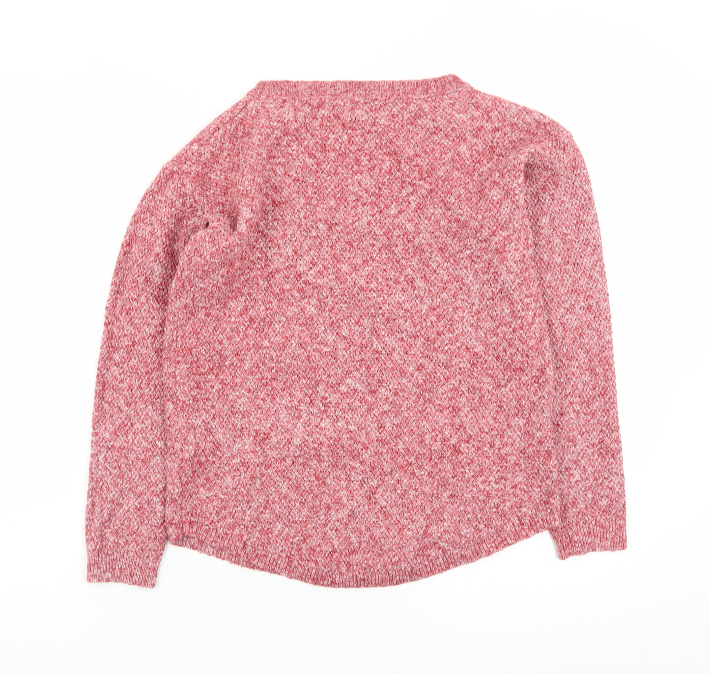 Fat Face Women’s Red Knit Long Sleeve Crew Neck Jumper Size 8
