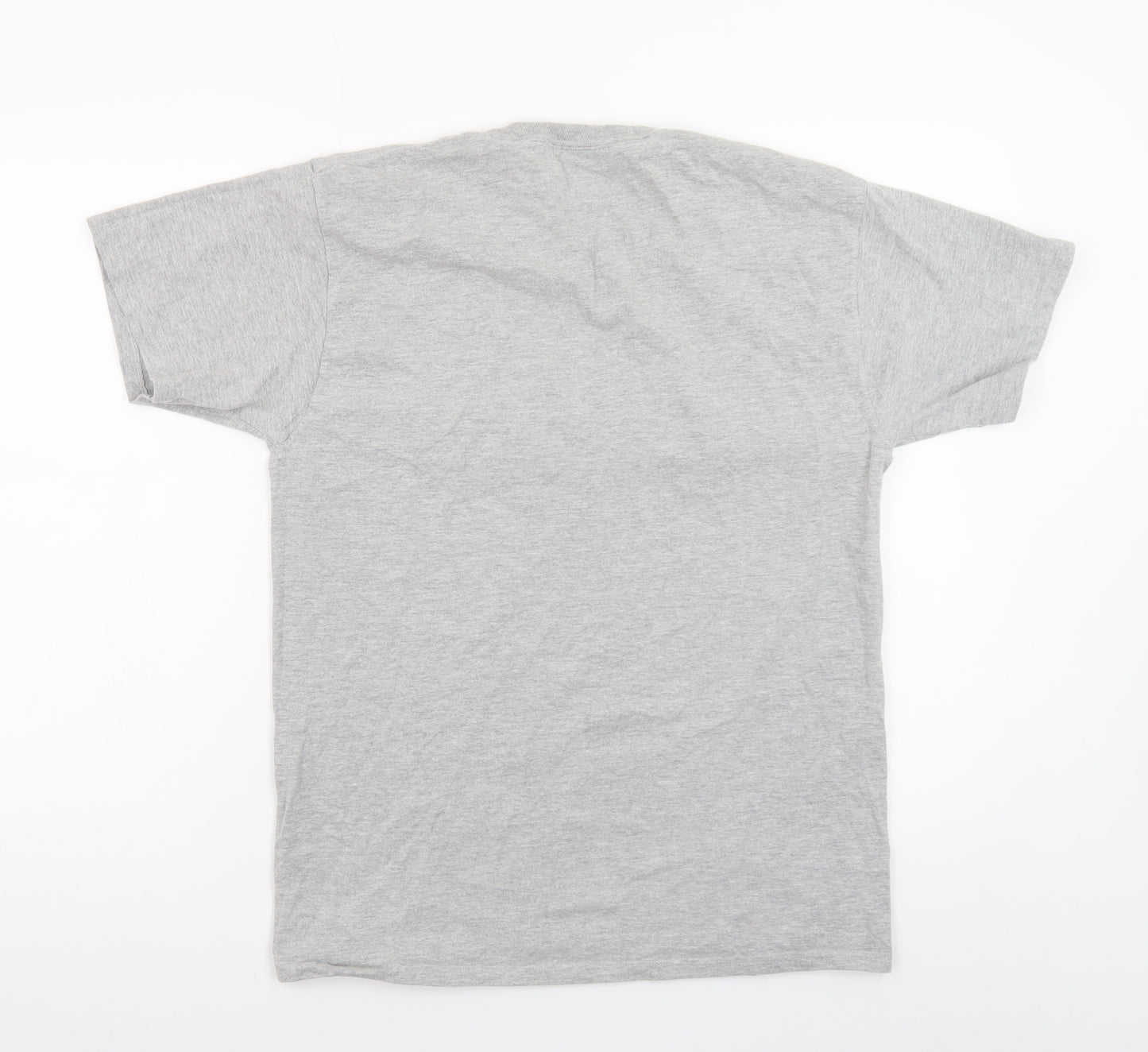 Champion Men's Grey Logo Graphic Short Sleeve T-Shirt Size M