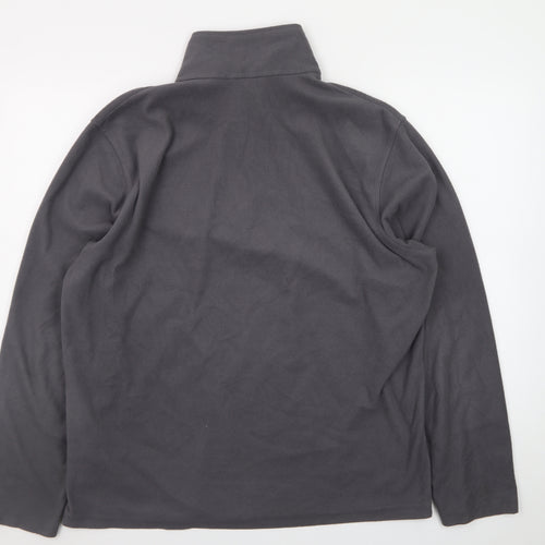 Regatta Men’s Grey Fleece 1/4 Zip Pullover Sweatshirt Size L