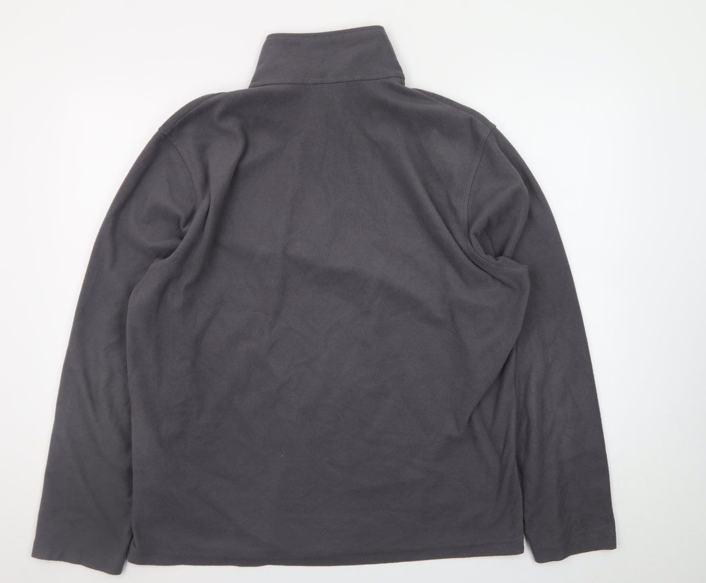 Regatta Men’s Grey Fleece 1/4 Zip Pullover Sweatshirt Size L