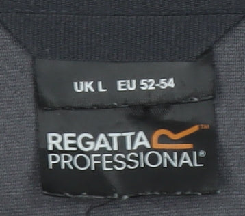 Regatta Men’s Grey Fleece 1/4 Zip Pullover Sweatshirt Size L