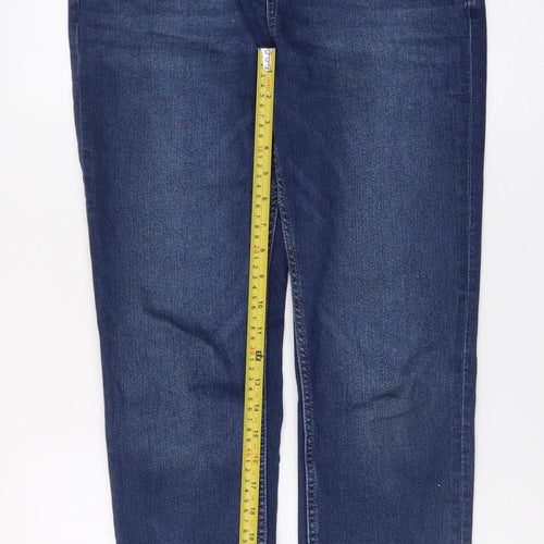 Marks and Spencer Women's Blue Skinny Jeans Size 12 Regular