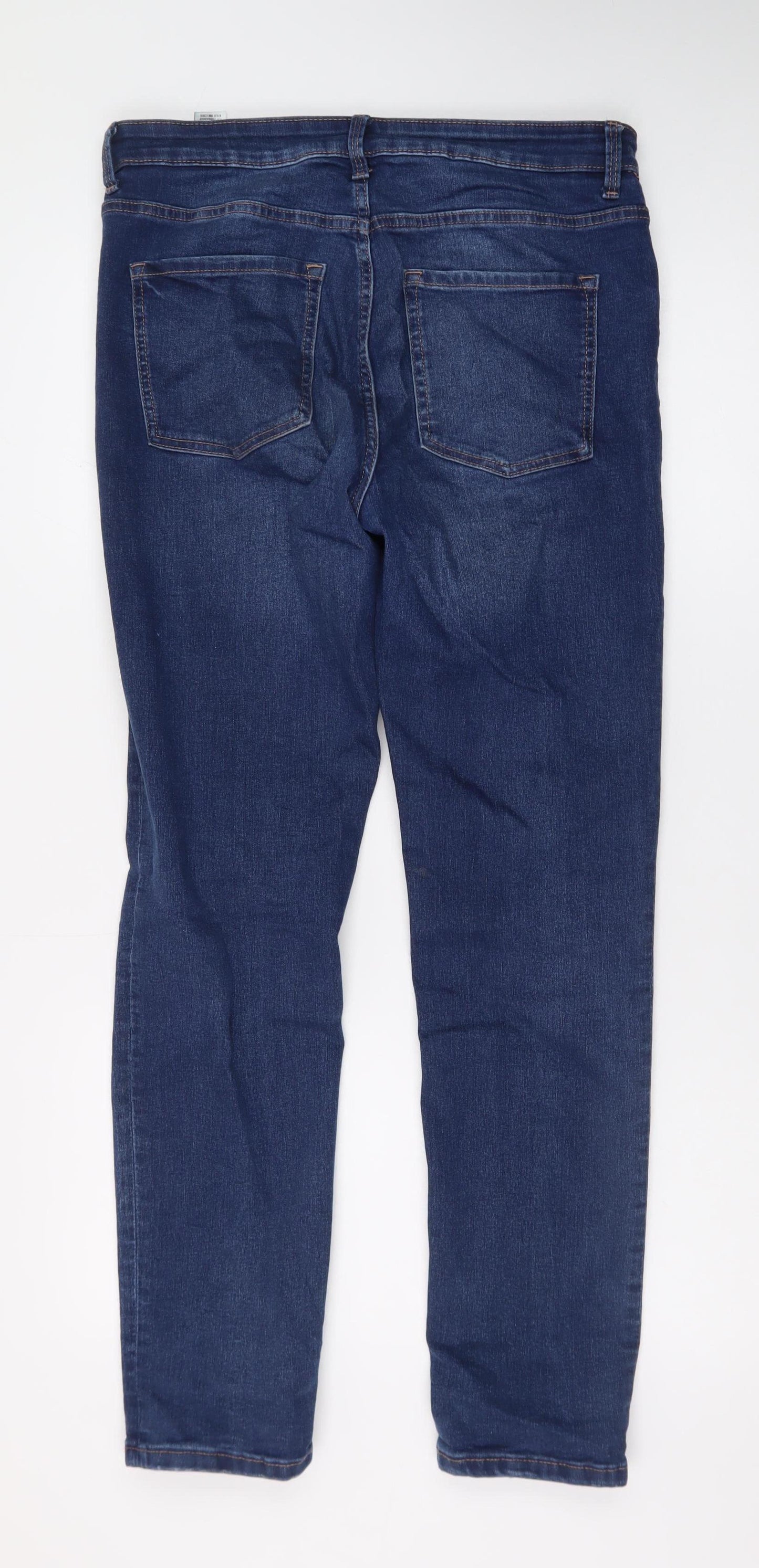 Marks and Spencer Women's Blue Skinny Jeans Size 12 Regular