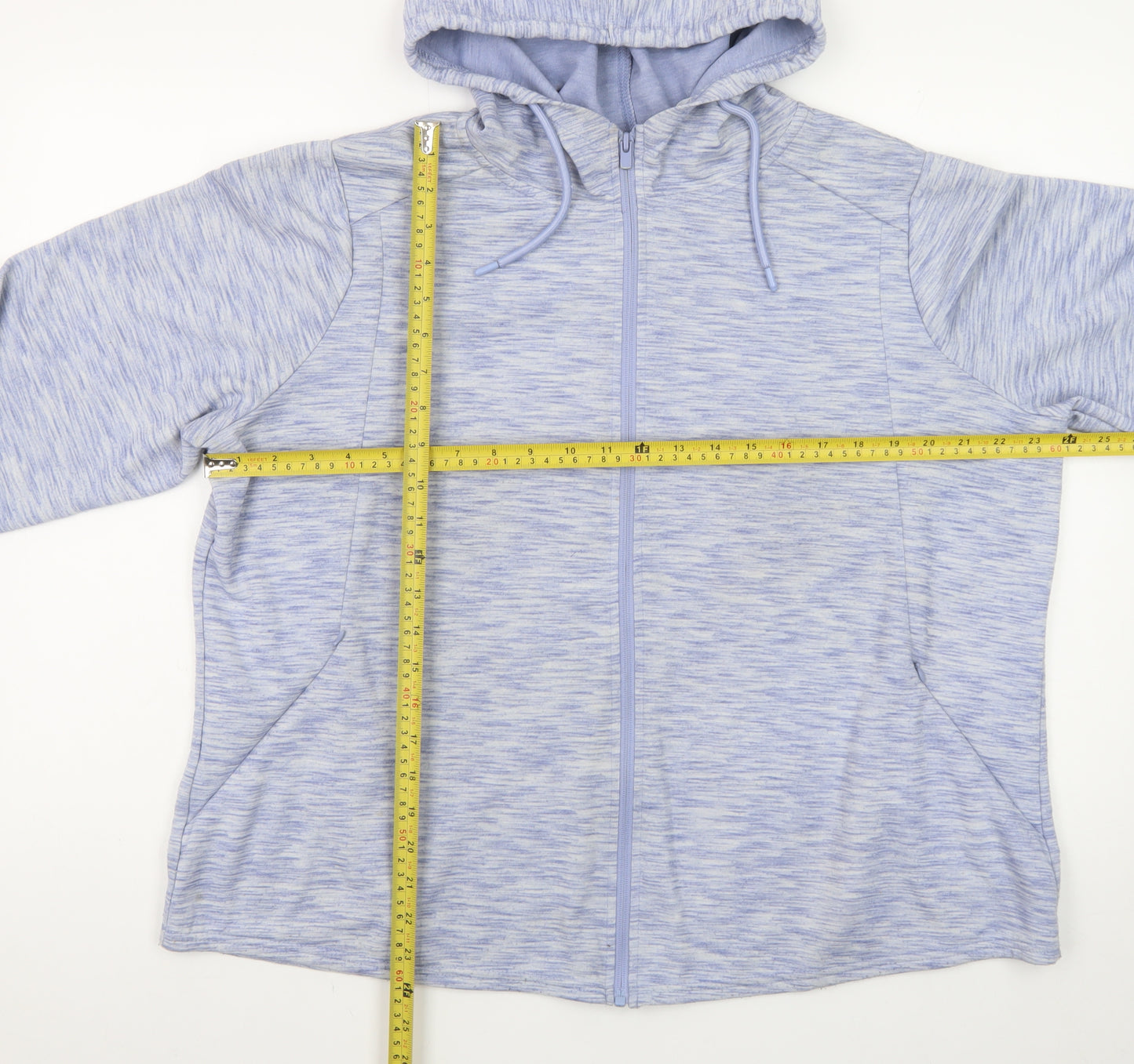 St Bernard for Dunnes Women Blue Full Zip Hoodie XL Polyester Blend