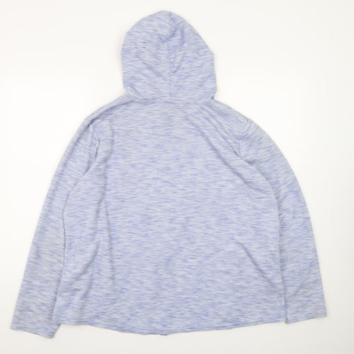 St Bernard for Dunnes Women Blue Full Zip Hoodie XL Polyester Blend