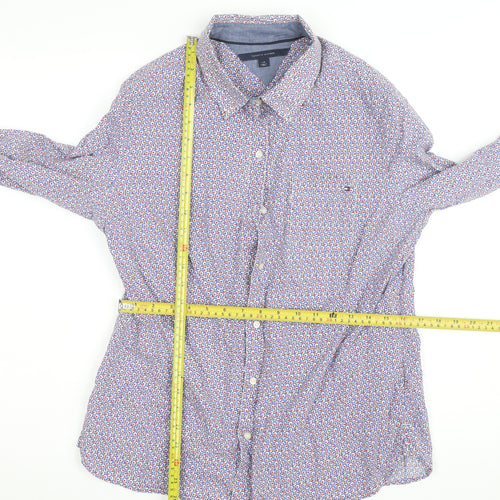 Tommy Hilfiger Men's Multicoloured Floral Cotton Long Sleeve Button-Up Shirt Size L