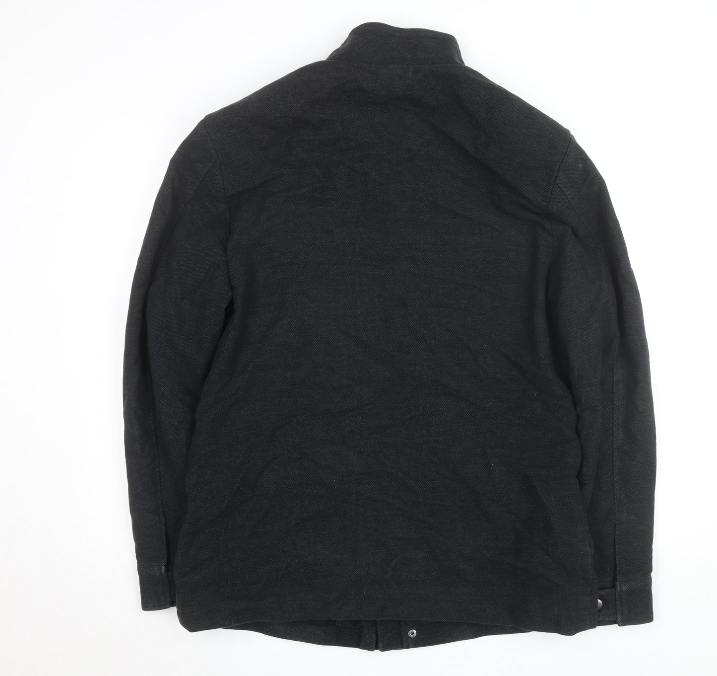 Next Men's Black Italian Moleskin Military Jacket Medium