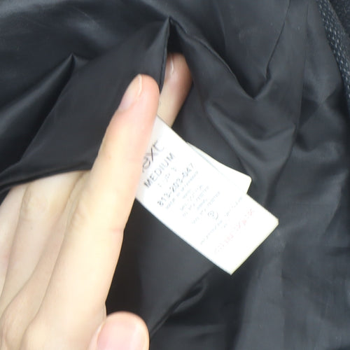 Next Men's Black Italian Moleskin Military Jacket Medium