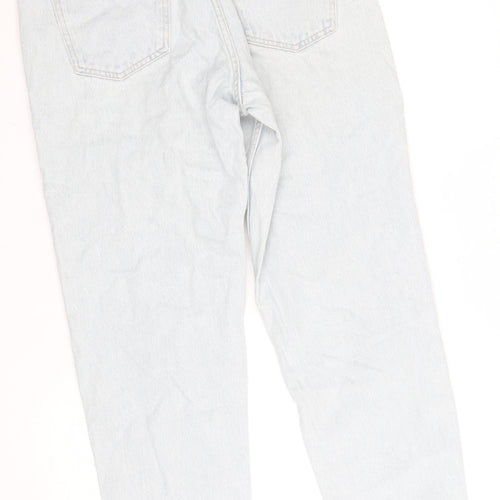 Pull & Bear Women's Light Blue Standard Jeans Size 14 High Rise