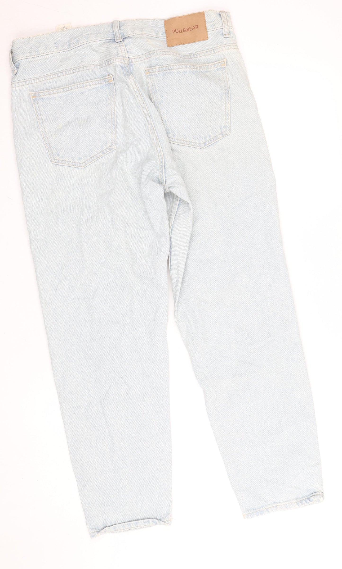 Pull & Bear Women's Light Blue Standard Jeans Size 14 High Rise