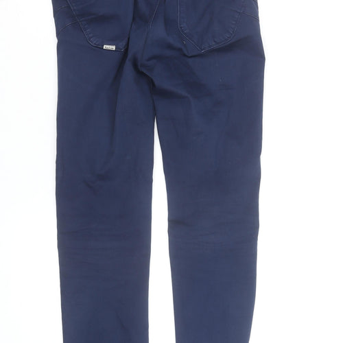 Salsa Jeans Women’s Navy Blue Slim Trousers Size 30 Straight Leg