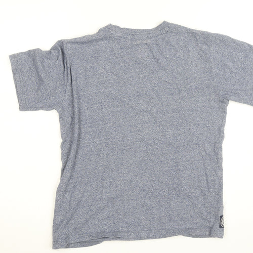 Nickelson Blue Graphic 88 Sports T-Shirt Teens 13 Crew Neck