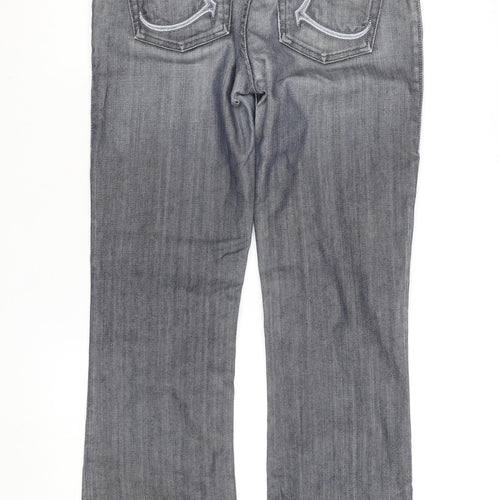 Rock & Republic Men's Grey Bootcut Denim Jeans Size 28