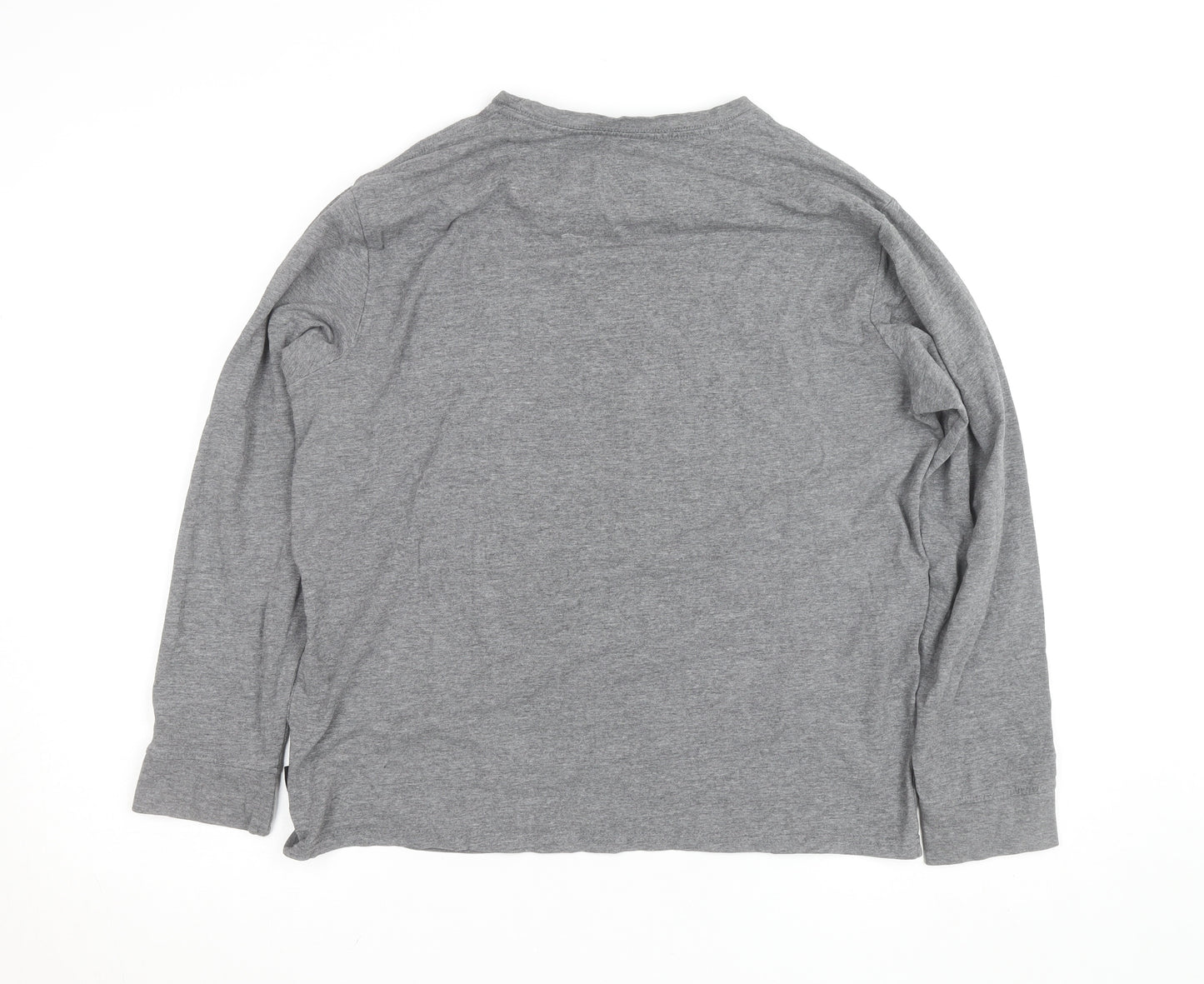 Lee Men’s Grey Long Sleeve Crew Neck Jersey Top Size L
