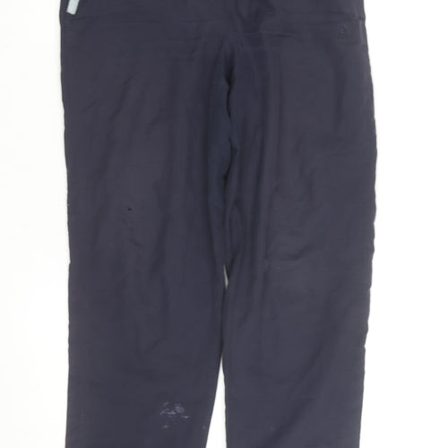 Adidas Men's Blue Track Pants M Regular Fit Activewear Trousers