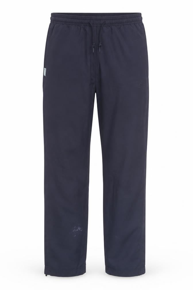 Front view of Adidas Men's Blue Track Pants M Regular Fit Activewear Trousers