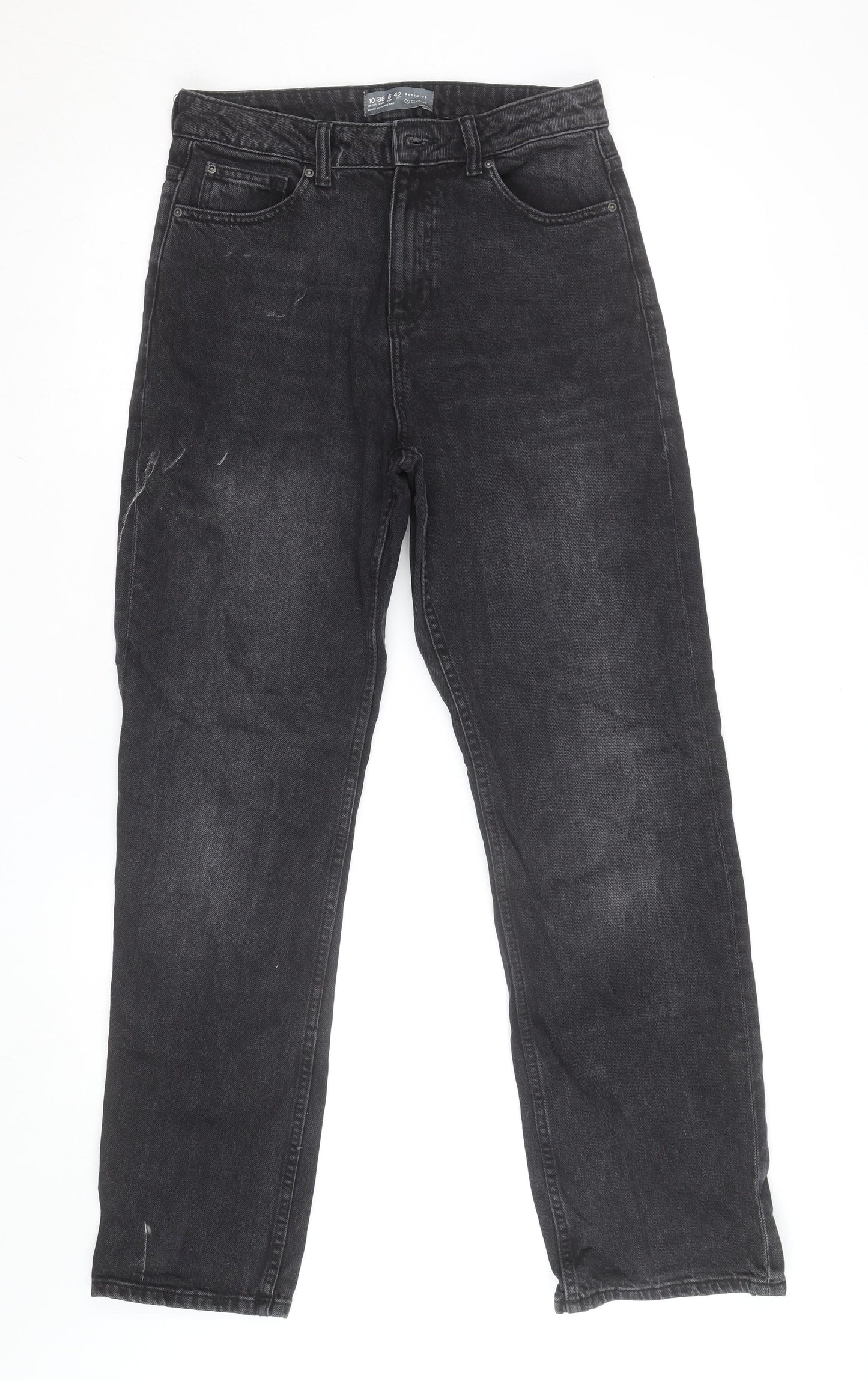 Primark Denim Co. Men's Black Straight Jeans 38W 32L Classic Fit