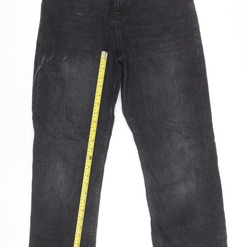 Primark Denim Co. Men's Black Straight Jeans 38W 32L Classic Fit