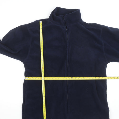 Jeff & Co Essentials Men's Blue Fleece Full Zip Jacket L