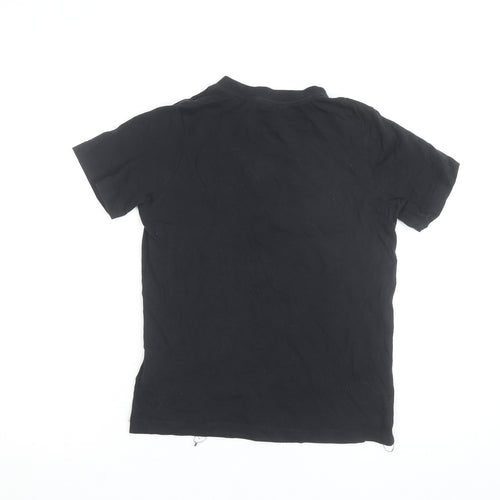 Nike Boys Black Logo T-Shirt Size 10-11 Years Sports Casual Tee