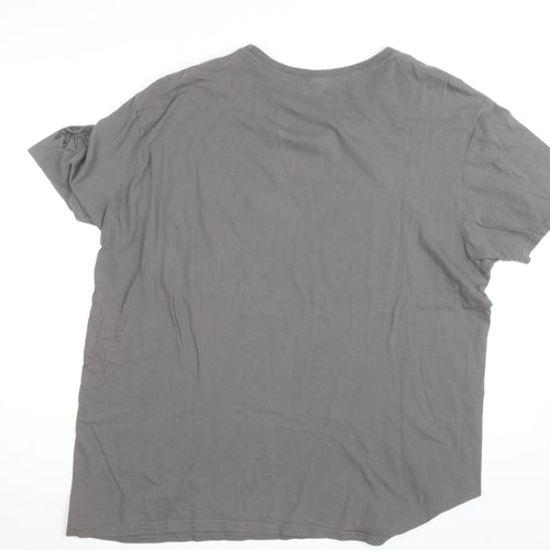 Gametee Men's Grey Paladin Graphic Cotton T-Shirt Size XL