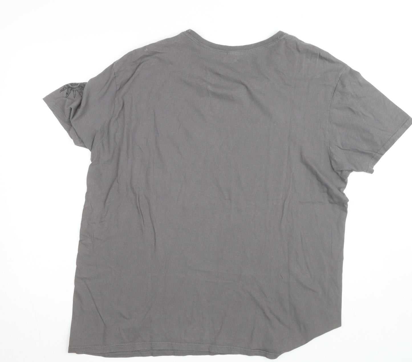 Gametee Men's Grey Paladin Graphic Cotton T-Shirt Size XL