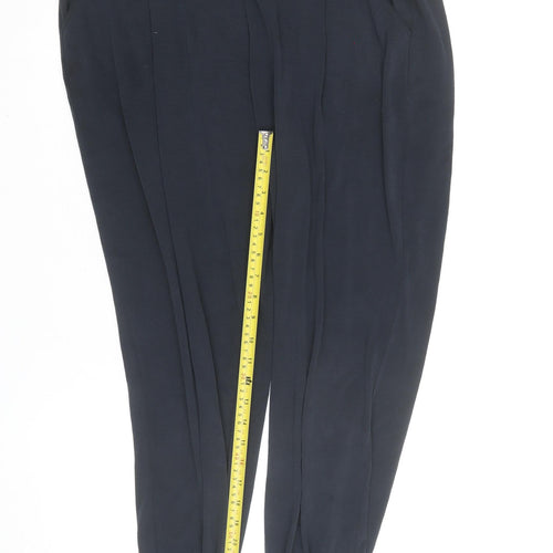 Marks and Spencer Per Una Women’s Black Jersey Tapered Trousers Size 14