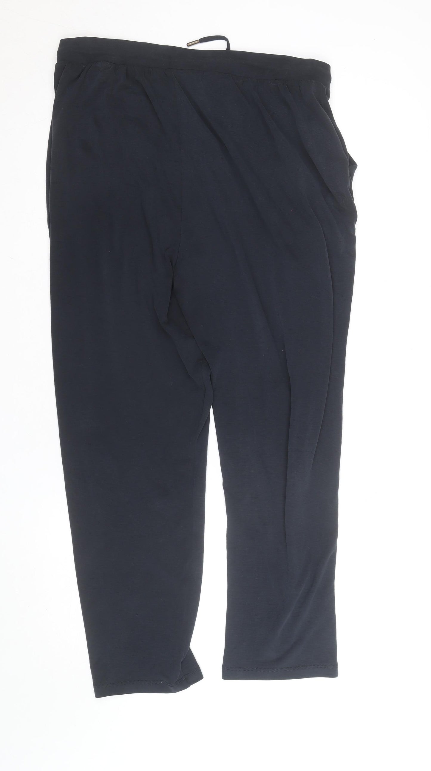 Marks and Spencer Per Una Women’s Black Jersey Tapered Trousers Size 14