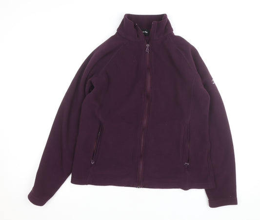 Berghaus Women's Purple Fleece Full Zip Jacket UK 12 Outdoor Hiking