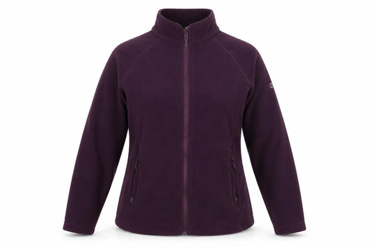 Berghaus Women's Purple Fleece Full Zip Jacket UK 12 Outdoor Hiking