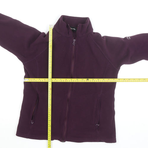 Berghaus Women's Purple Fleece Full Zip Jacket UK 12 Outdoor Hiking