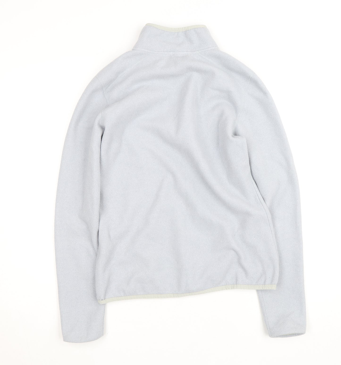 The North Face Women Grey Fleece 1/4 Zip Activewear Jacket M