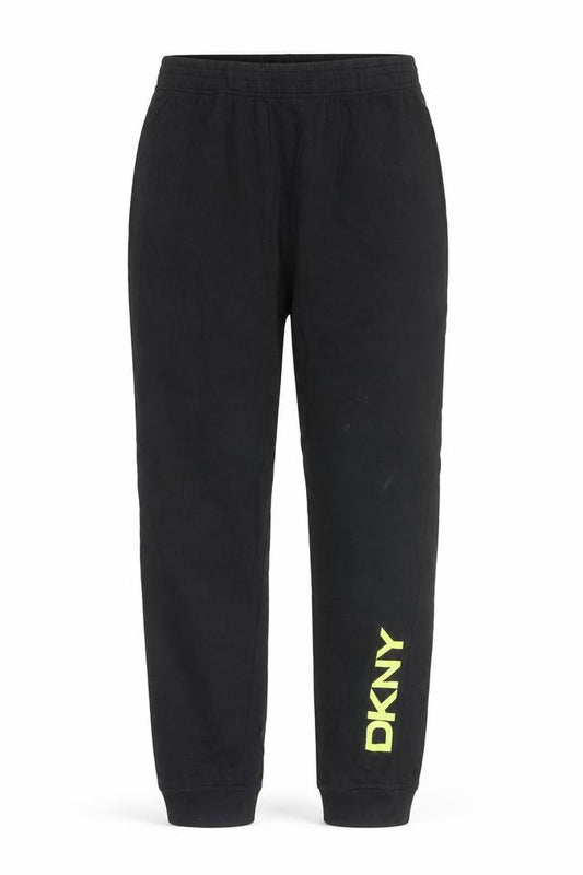 DKNY Teens Black Jogger Sweatpants Size 12 Cotton Blend