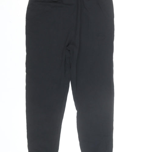 DKNY Teens Black Jogger Sweatpants Size 12 Cotton Blend