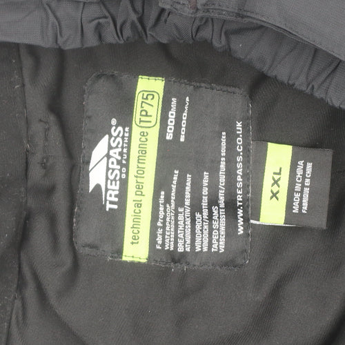 Trespass Men's Black 2XL Waterproof Insulated Snow Pants