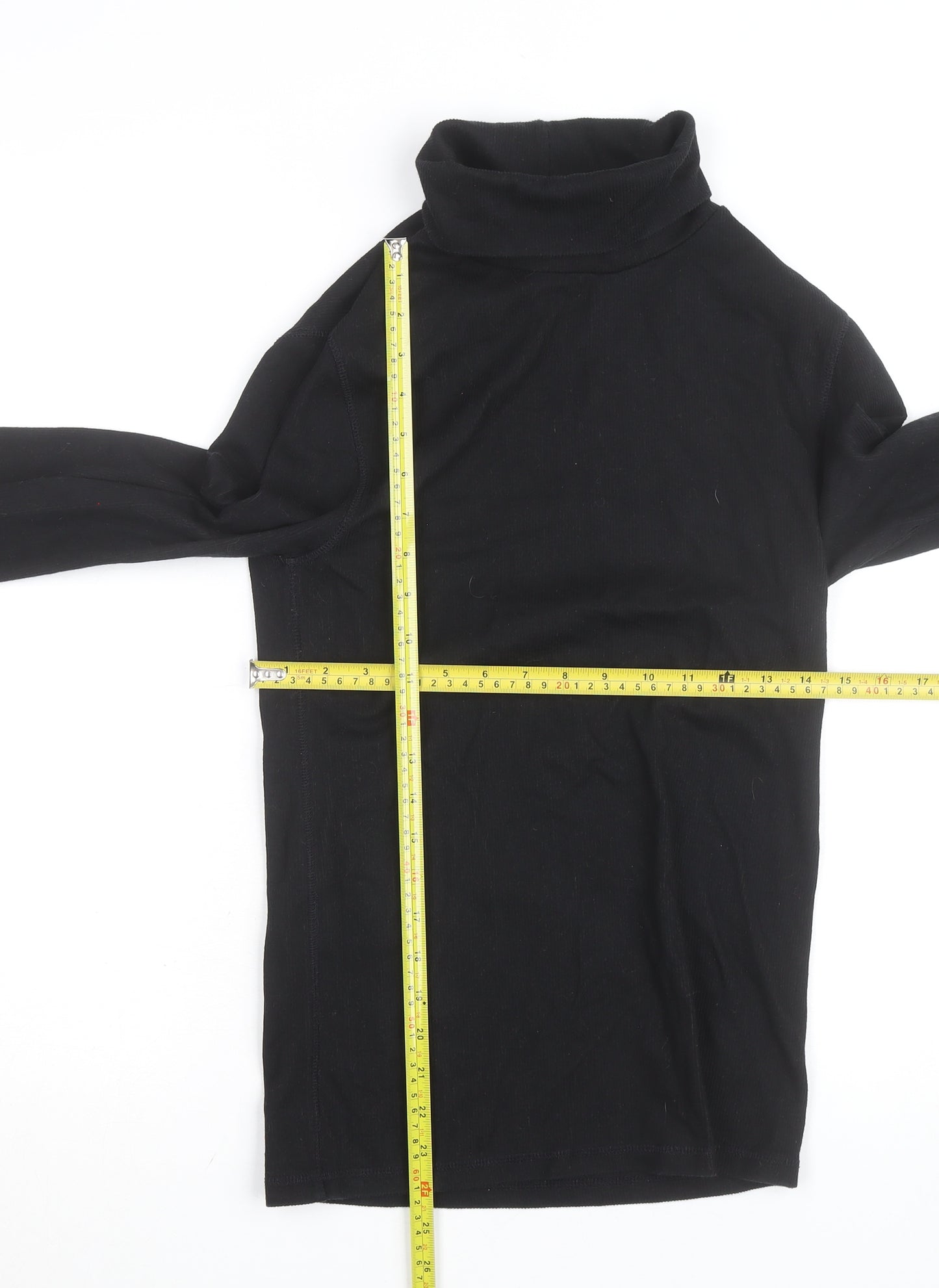 River Island Women’s Black Roll Neck Slim Fit Jumper XS