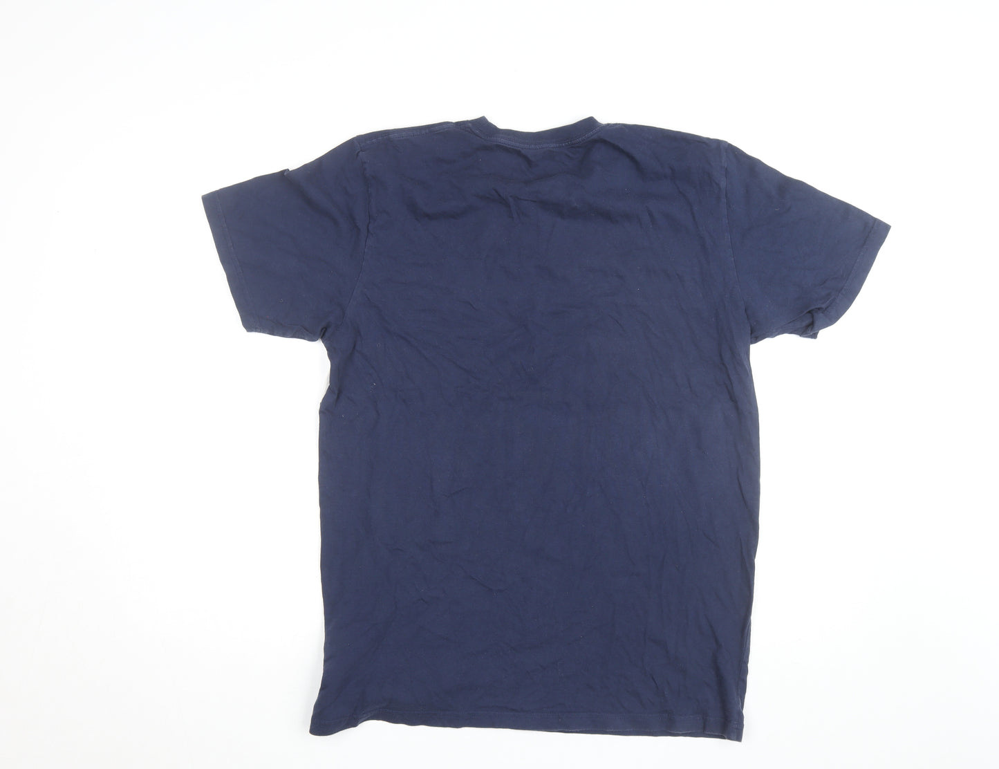 Carhartt Men's Blue Logo Short Sleeve Crew Neck T-Shirt Size M